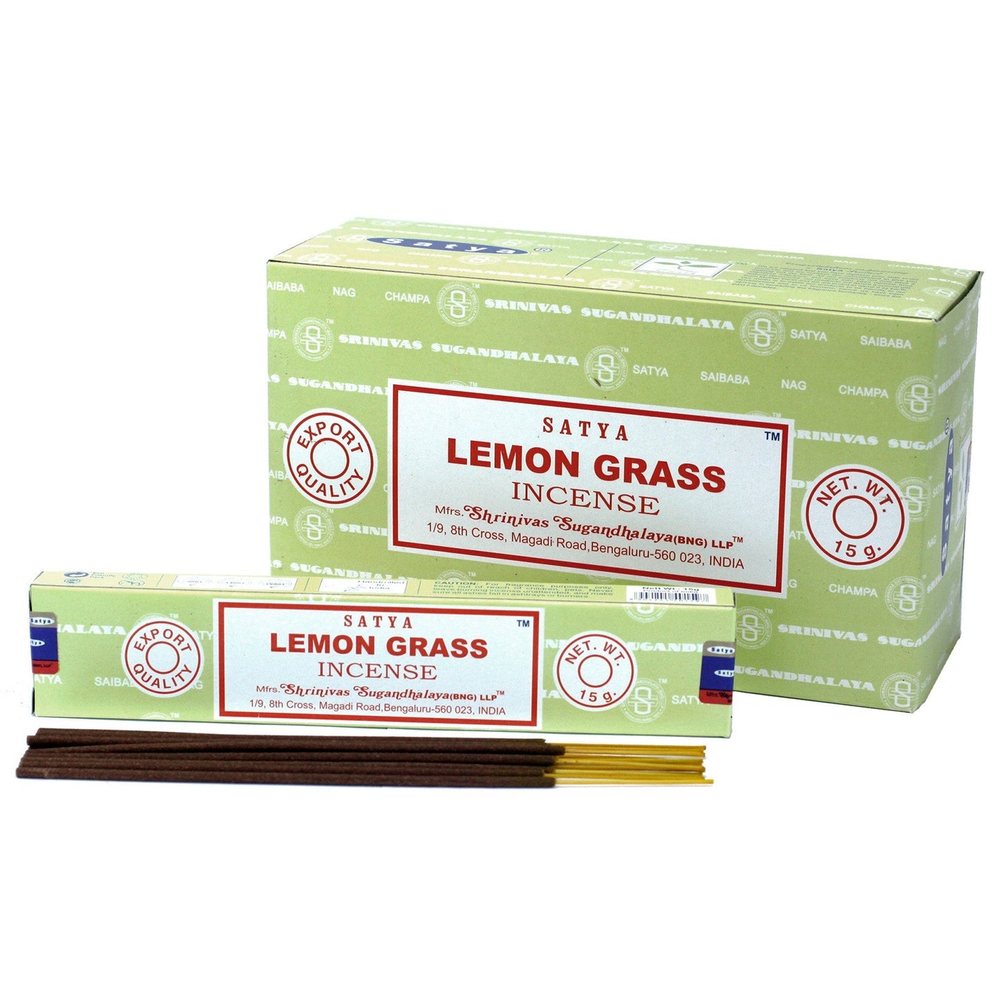 Lemongrass Incense Sticks - Satya-0